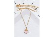 Collier Cube rose