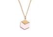 Collier Cube rose