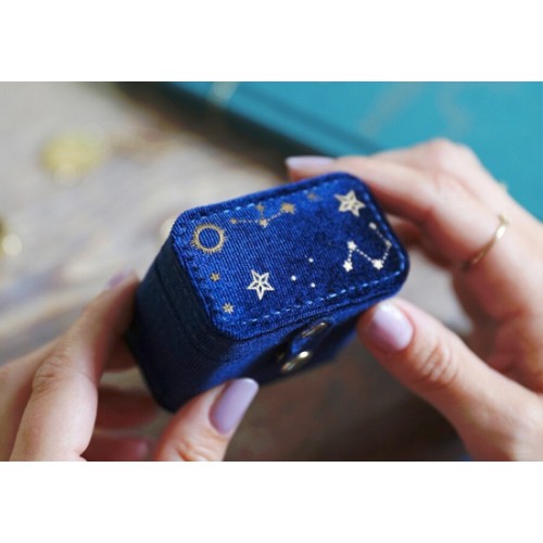 Mini boîte à bijoux - Starry night blue