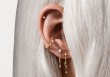 Boucle d'oreille Intuition Blanche