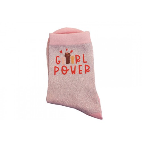 Chaussettes à paillettes - Girl Power