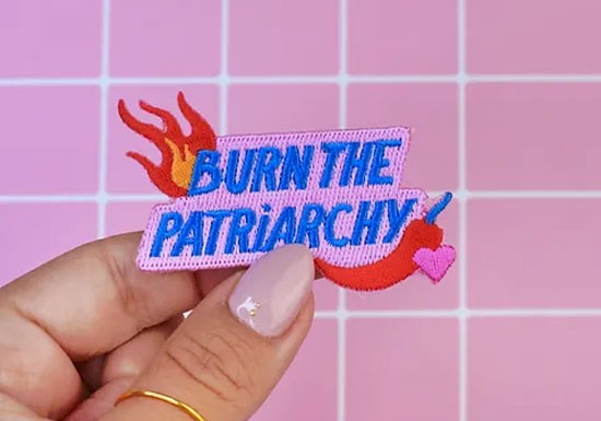 Patch thermocollant Burn The Patriarchy
