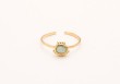 Bague Lunates Amazonite