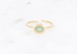 Bague Lunates Amazonite