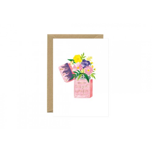 Carte postale Birthday Flower Lighter