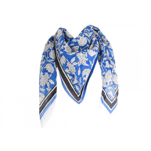 Foulard Jaya bleu