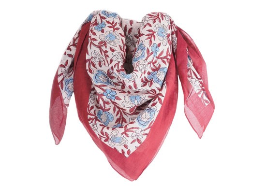 Foulard Jaya rouge