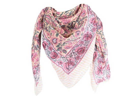 Foulard Anaya - rose beige