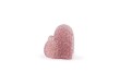 Pince Cœur glitter rose