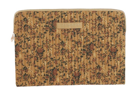 Pochette ordinateur 13'' liberty moutarde