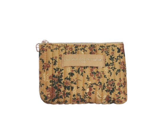 Petite pochette liberty moutarde