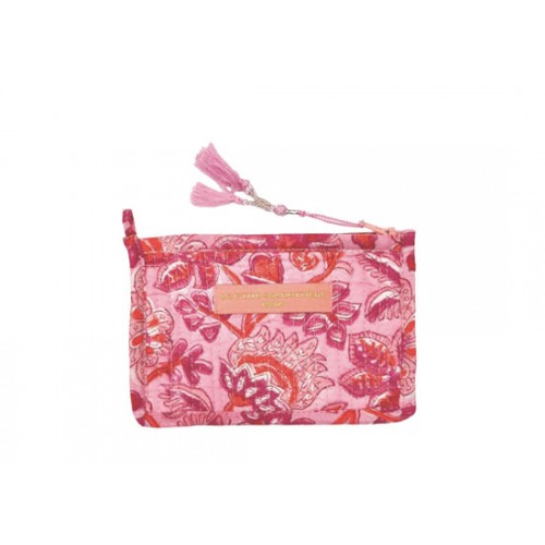 Petite pochette India rose