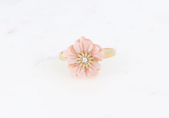 Bague Elfie rose