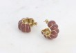 Boucles d'oreilles Alma - Burgundy