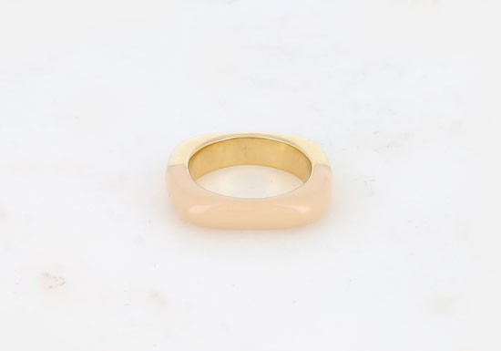 Bague Alma Square - beige