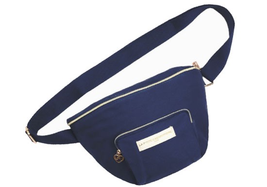 Sac banane Toile de coton - Bleu marine