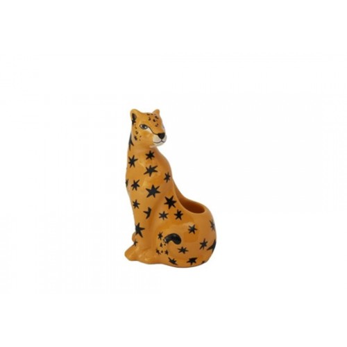 Candle holder Leopard