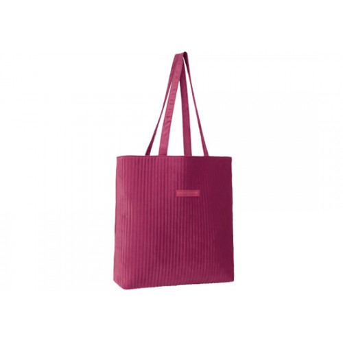 Sac tote velours Fuchsia