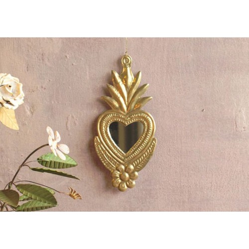 Miroir Ex-Voto Flower heart