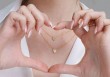 Collier Crystal Heart (noir ou blanc)