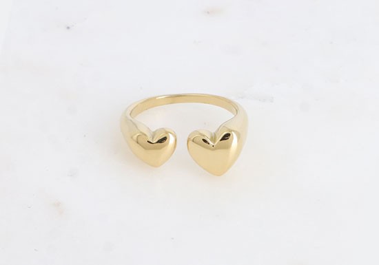 Bague French Kiss double