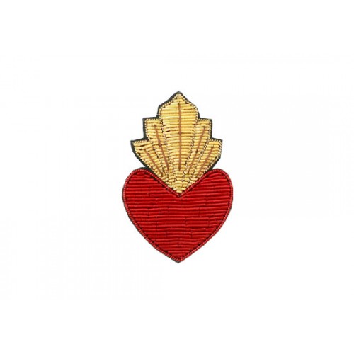 Broche Cœur de feu