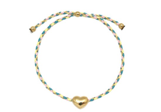 Bracelet coeur (coloris au choix)