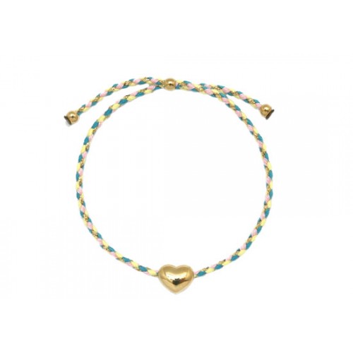 Bracelet coeur (coloris au choix)