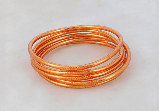 Bracelet Bouddhiste fin - Dark Copper