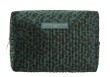 Trousse XL Velours - Léopard vert