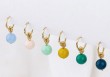 Boucles d'oreilles Lara hoop (coloris au choix)