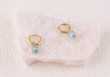 Boucles d'oreilles Noelynn - amazonite